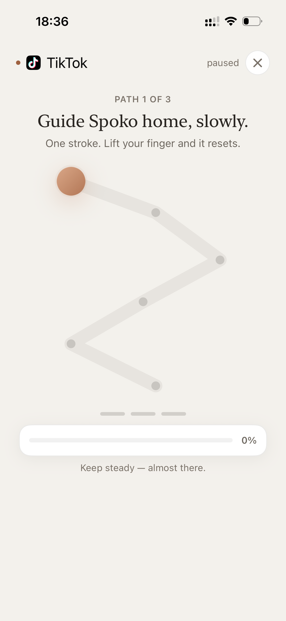 Guide Spoko home path challenge